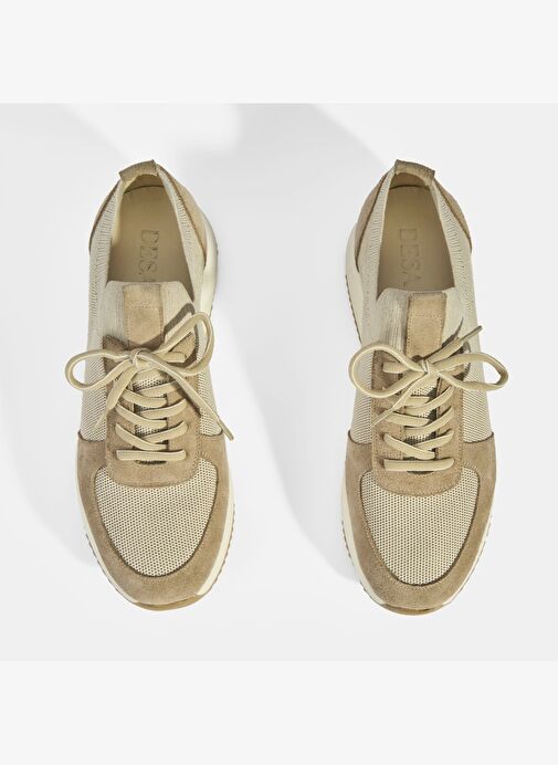 Erkek Bej Bağcıklı Süet Günlük Ayakkabı - Görsel 9