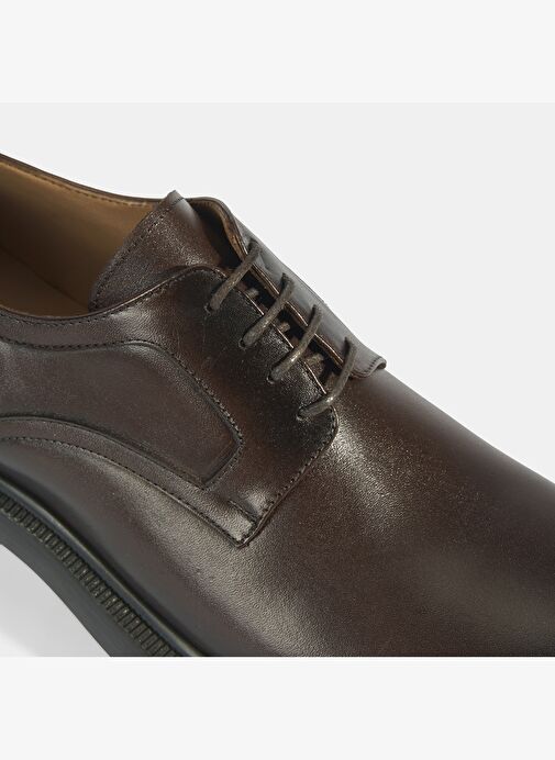 Perdita Kahve Erkek Deri Bağcıklı Klasik Ayakkabı - Görsel 7
