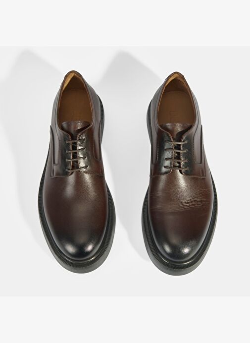 Perdita Kahve Erkek Deri Bağcıklı Klasik Ayakkabı - Görsel 8