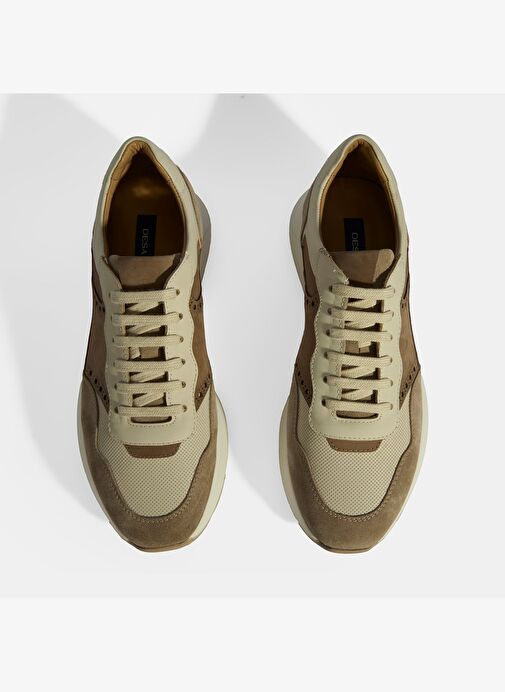 Gri Erkek Bağcıklı Deri Spor Ayakkabı - Görsel 7