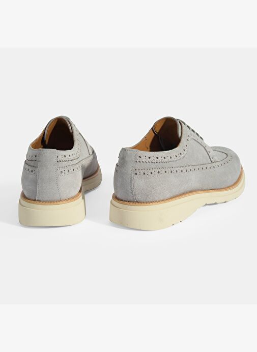 Erkek Gri Bağcıklı Süet Günlük Ayakkabı - Görsel 6