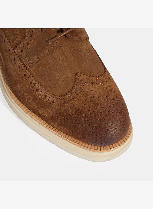 Erkek Taba Bağcıklı Süet Günlük Ayakkabı - Görsel 9