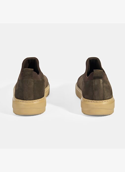 Erkek Kahve Bağcıklı Deri Günlük Ayakkabı - Görsel 9