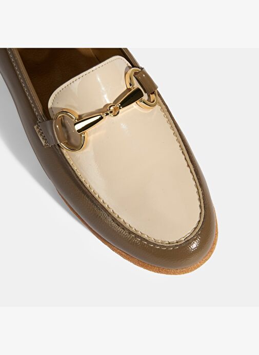 Desa Desa Vizon Kadın Metal Aksesuarlı Slip-On Rugan Loafer | Boyner Vizon - 6. görsel