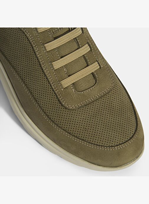 Erkek Yeşil DesaComfort Nubuk Deri Günlük Ayakkabı - Görsel 7