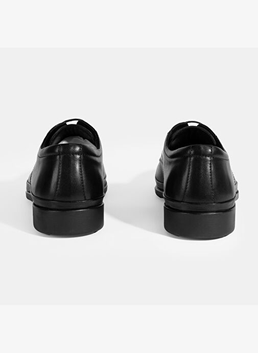Erkek Siyah DesaComfort Deri Bağcıklı Günlük Ayakkabı - Görsel 6