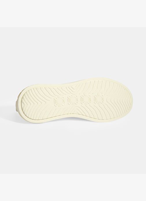 Erkek Krem Bağcıklı Deri Spor Ayakkabı - Görsel 5