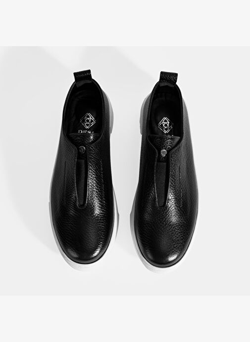 Kadın Siyah Günlük Deri Ayakkabı - Görsel 8