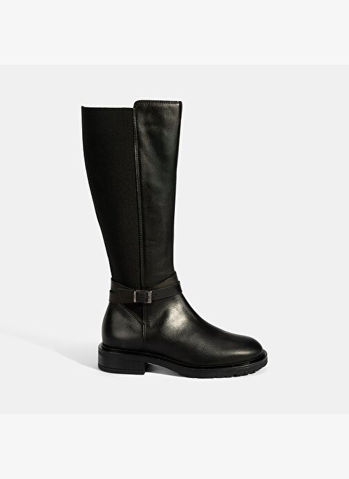 Desa Desa Kadın Siyah Metal Toka Detaylı Deri Çizme Bot | Boyner Siyah - 3. görsel