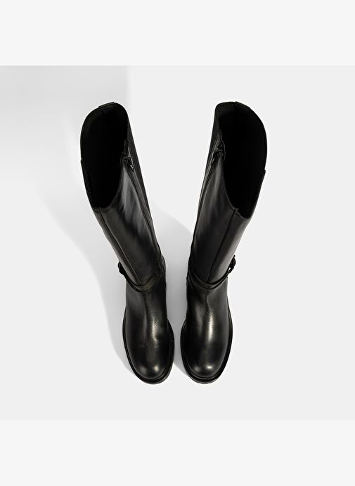 Desa Desa Kadın Siyah Metal Toka Detaylı Deri Çizme Bot | Boyner Siyah - 8. görsel