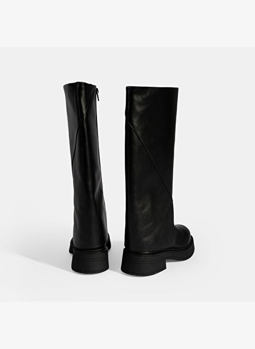Desa Desa Kadın Siyah Katlama Detaylı Deri Çizme Bot | Boyner Siyah - 9. görsel