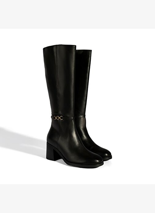 Desa Desa Kadın Siyah Metal Aksesuarlı Deri Çizme Bot | Boyner Siyah - 2. görsel