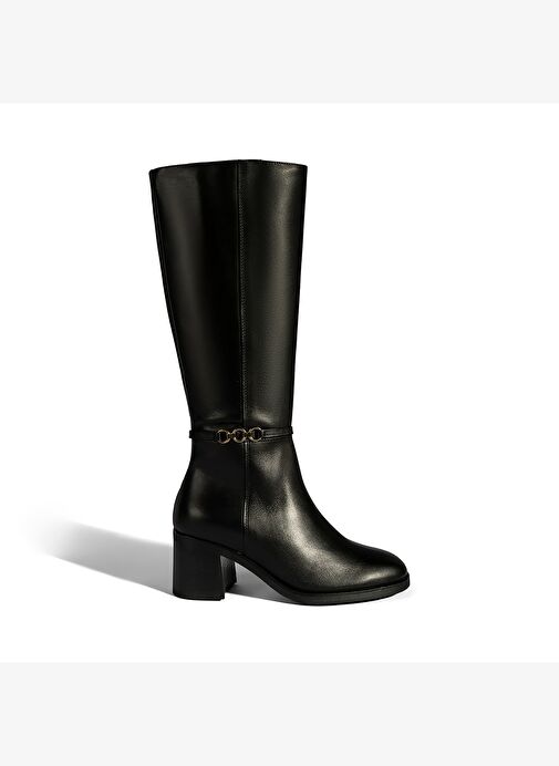 Desa Desa Kadın Siyah Metal Aksesuarlı Deri Çizme Bot | Boyner Siyah - 3. görsel