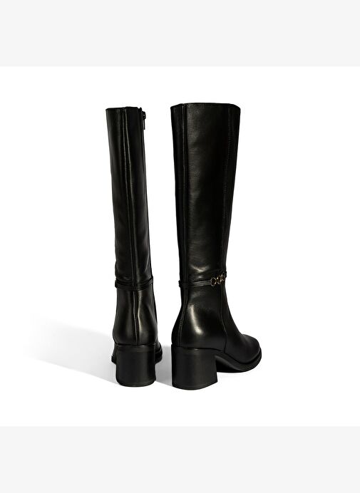 Desa Desa Kadın Siyah Metal Aksesuarlı Deri Çizme Bot | Boyner Siyah - 9. görsel