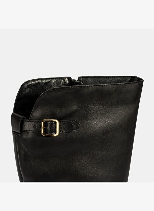 Desa Desa Kadın Siyah Metal Toka Detaylı Deri Çizme Bot | Boyner Siyah - 7. görsel