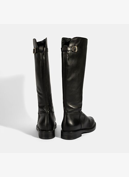 Desa Desa Kadın Siyah Metal Toka Detaylı Deri Çizme Bot | Boyner Siyah - 9. görsel