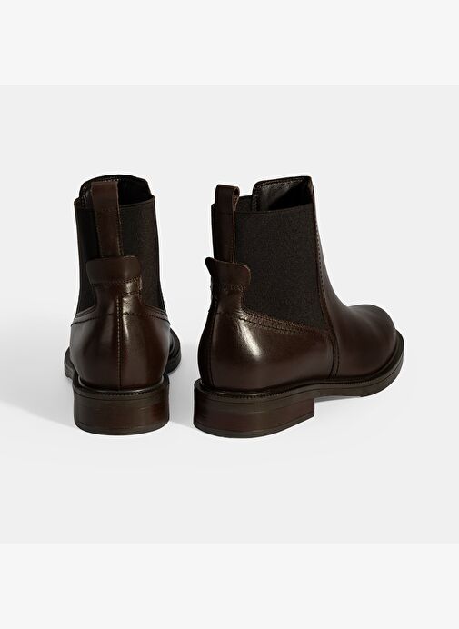 Desa Desa Kahverengi Kadın Kahve Lastik Detaylı Deri Bot Boyner'de! Kahverengi - 9. görsel