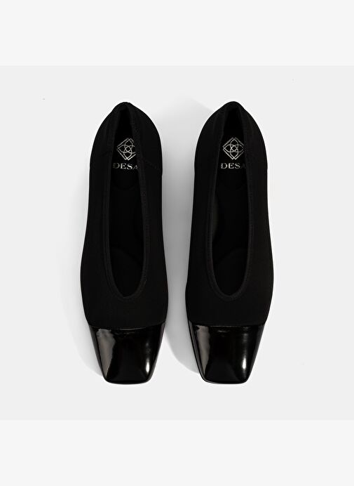 Kadın Siyah Kalın Topuklu Günlük Ayakkabı - Görsel 8