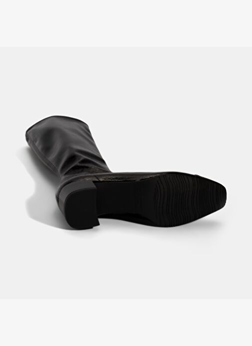 Desa Desa Kadın Siyah Kalın Topuklu Stretch Çizme Bot | Boyner Siyah - 5. görsel