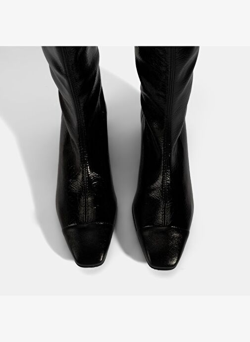 Desa Desa Kadın Siyah Kalın Topuklu Stretch Çizme Bot | Boyner Siyah - 8. görsel