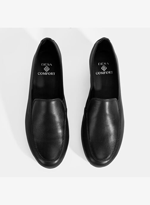 Kadın Siyah DesaComfort Dolgu Topuklu Deri Ayakkabı - Görsel 8
