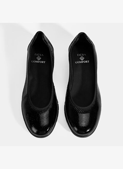 Kadın Siyah DesaComfort Günlük Deri Ayakkabı - Görsel 3