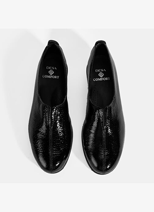 Kadın Siyah DesaComfort Deri Günlük Ayakkabı - Görsel 8