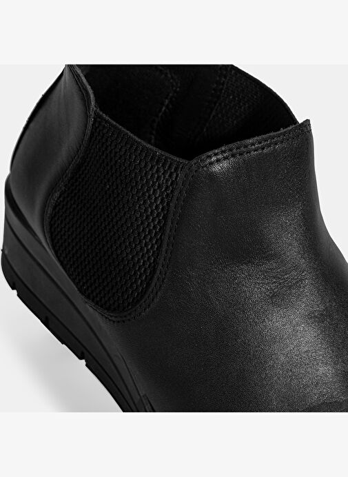Kadın Siyah DesaComfort Bilek Boy Deri Bot - Görsel 3