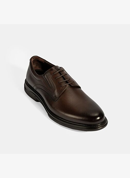 Erkek Kahve DesaComfort Klasik Deri Ayakkabı - Görsel 6
