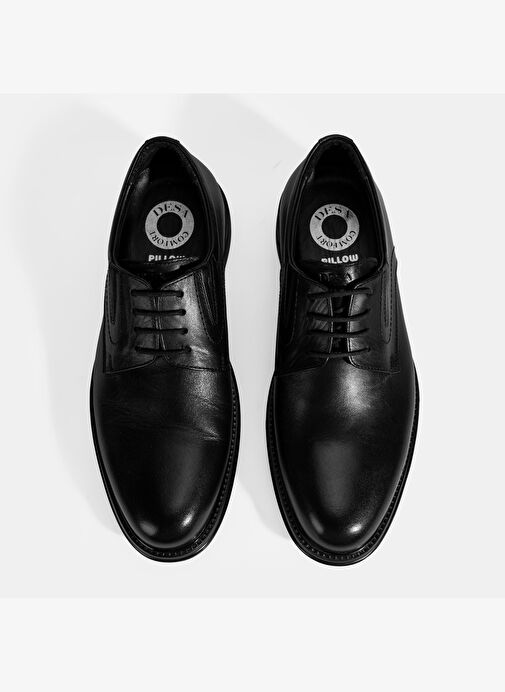 Erkek Siyah DesaComfort Klasik Deri Ayakkabı - Görsel 8