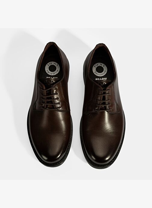 Erkek Kahve DesaComfort Klasik Deri Ayakkabı - Görsel 7