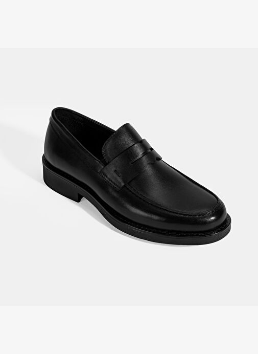 Erkek Siyah DesaComfort Deri Loafer - Görsel 6