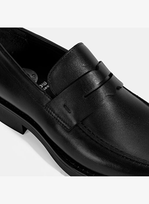Erkek Siyah DesaComfort Deri Loafer - Görsel 7