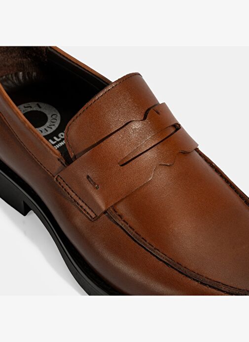 Erkek Taba DesaComfort Deri Loafer - Görsel 5