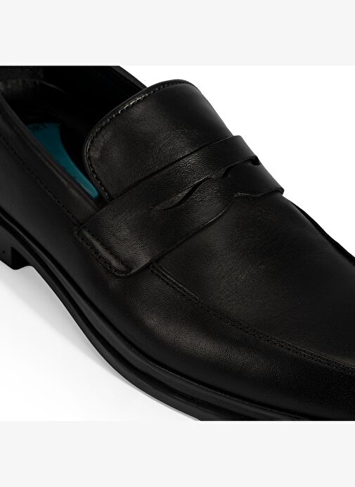Erkek Siyah DesaComfort Deri Loafer - Görsel 7