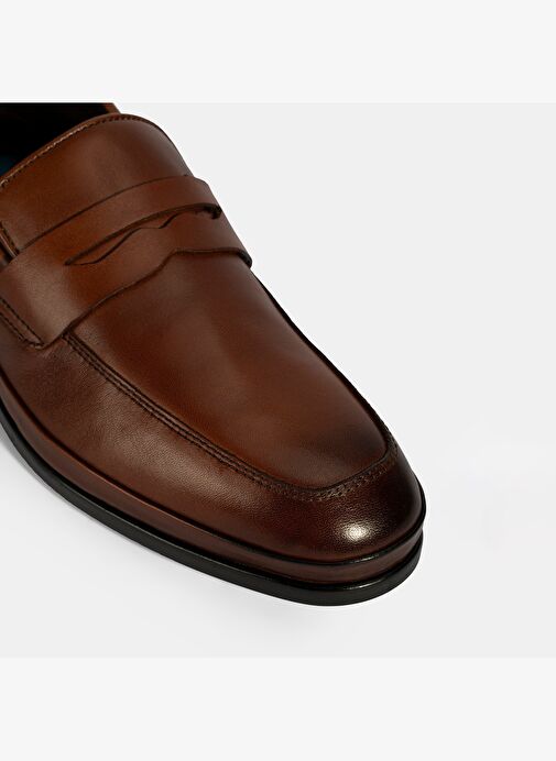 Erkek Taba DesaComfort Deri Loafer - Görsel 7