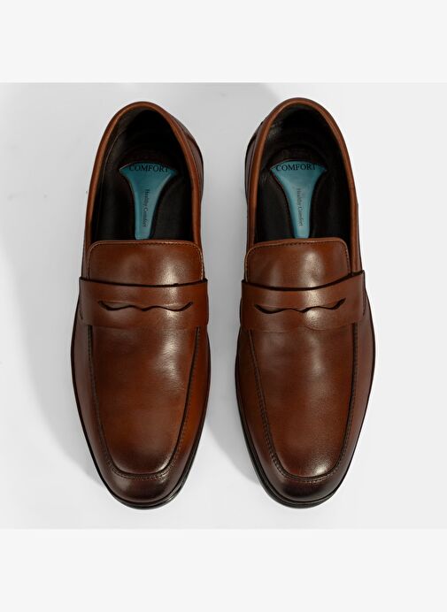 Erkek Taba DesaComfort Deri Loafer - Görsel 8