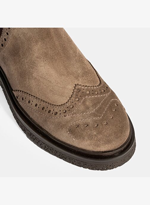 Kadın Vizon Lastikli Süet Chelsea Bot - Görsel 7