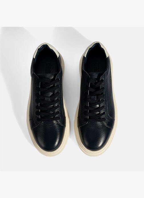 Desa Desa Erkek Lacivert Bağcıklı Deri Sneaker Boyner'de! Lacivert - 8. görsel