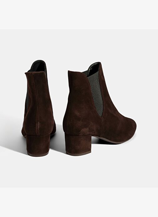 Kadın Kahve DesaComfort Lastikli Süet Chelsea Bot - Görsel 9
