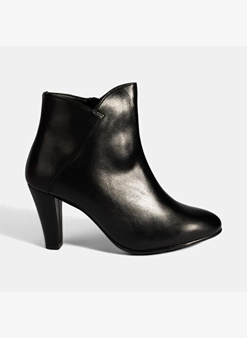 Kadın Siyah DesaComfort Deri Topuklu Chelsea Bot - Görsel 3