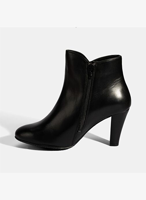 Kadın Siyah DesaComfort Deri Topuklu Chelsea Bot - Görsel 4