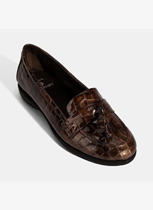 Kadın Kahve DesaComfort Rugan Günlük Ayakkabı - Görsel 6