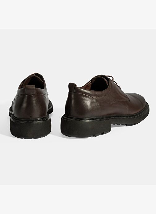 Erkek Kahve Bağcıklı Klasik Ayakkabı - Görsel 9