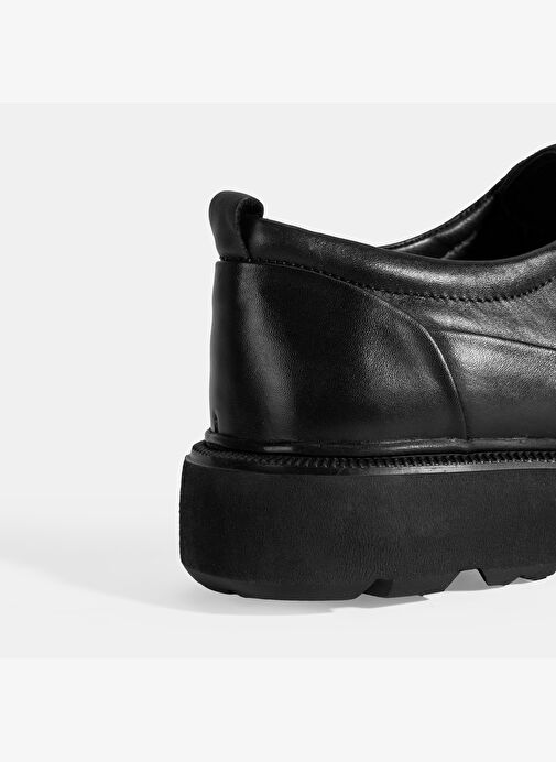 Erkek Siyah Bağcıklı Klasik Ayakkabı - Görsel 7