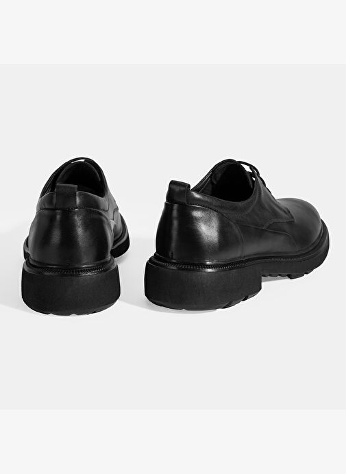 Erkek Siyah Bağcıklı Klasik Ayakkabı - Görsel 9