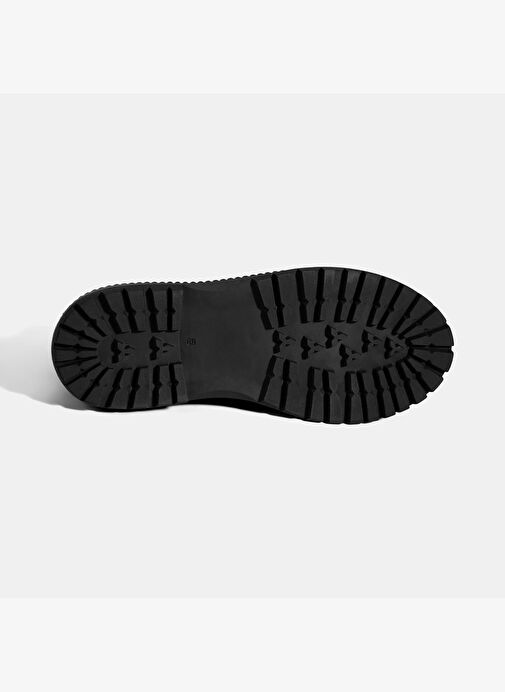 Erkek Siyah Lastik Detaylı Deri Bot - Görsel 5