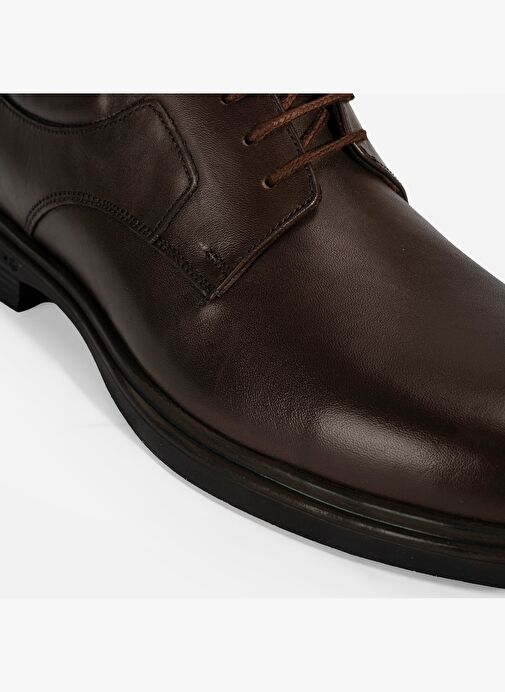 Erkek Kahve Klasik Deri Ayakkabı - Görsel 7
