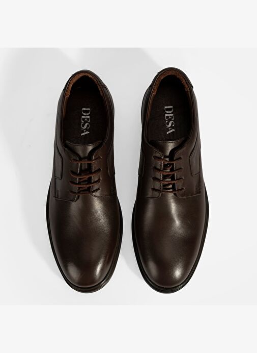 Erkek Kahve Klasik Deri Ayakkabı - Görsel 8
