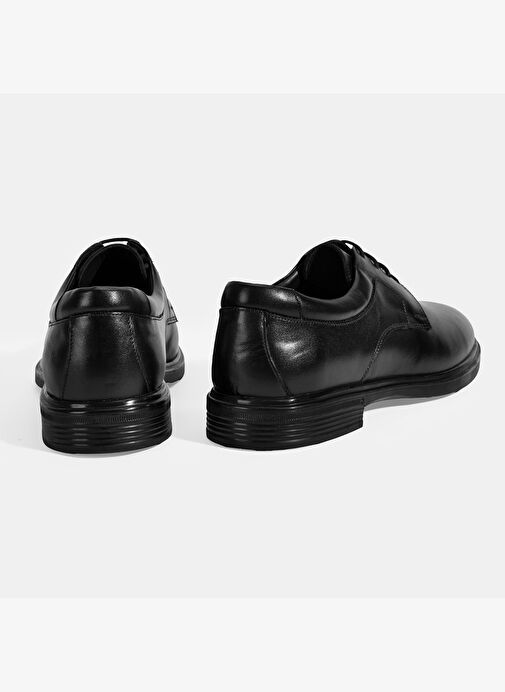 Erkek Siyah Klasik Deri Ayakkabı - Görsel 9